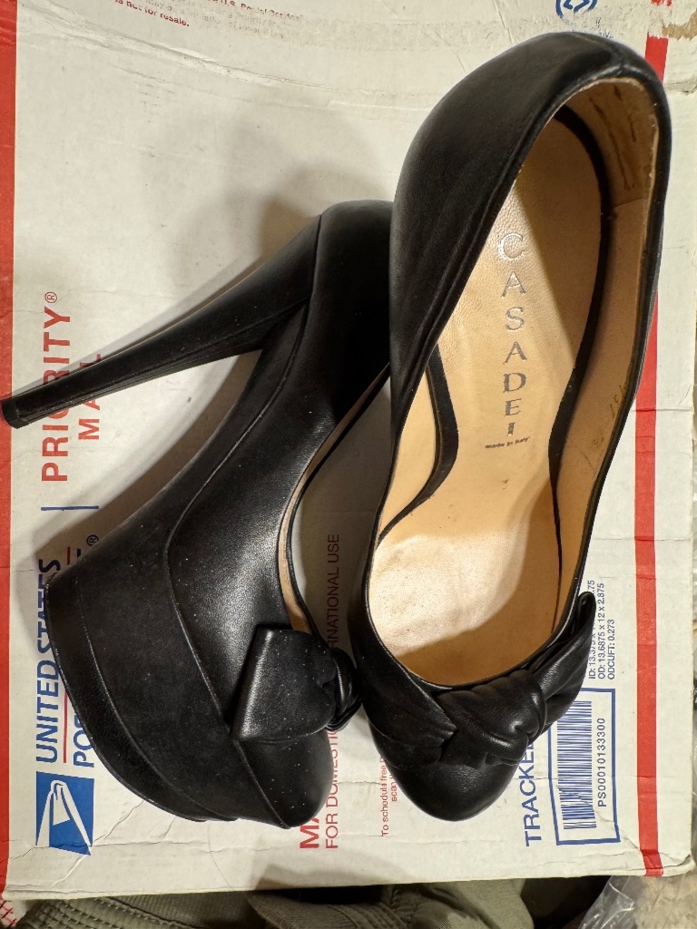 Casadei made in Italy 🇮🇹 leather shoes size 71/2